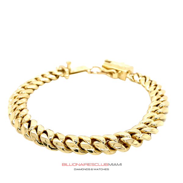 Miami Cuban Link Bracelet 14k Gold