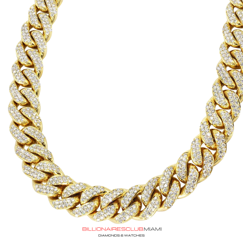 Miami Cuban Link Diamond Chain 14K